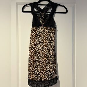 Victoria's Secret Black and Cream Lace Lingerie Set Sz M